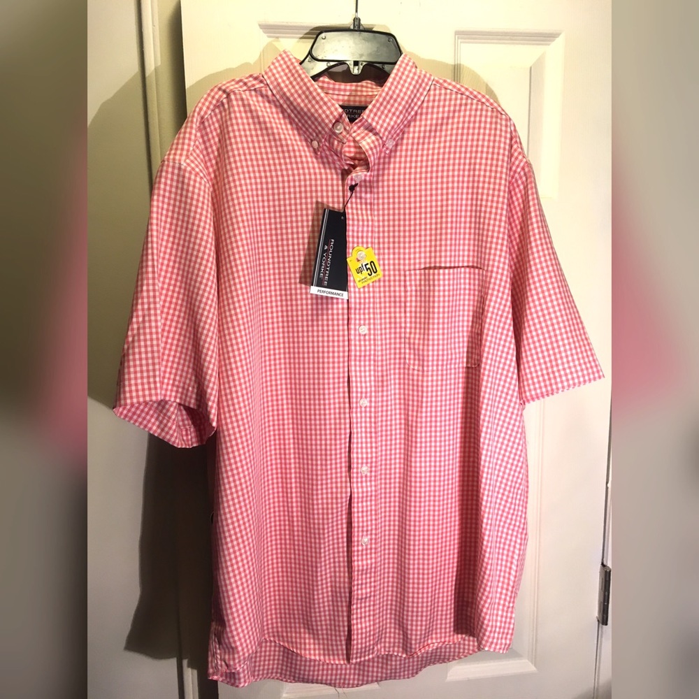 ROUNDTREE & YORKE ULTRAVIOLET PROTECT SHIRT SZ L